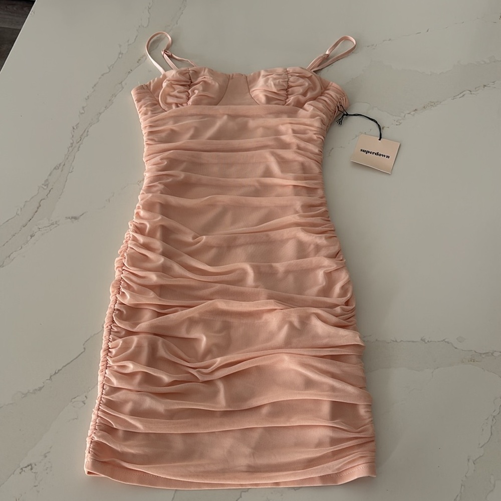 Superdown Rouched Mini Dress - Picture 8 of 9
